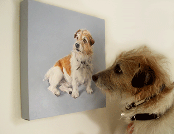 jack russel painting