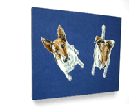 fox terriers painting